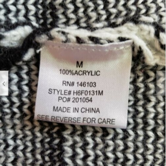 Hippie Rose -Long Hooded Cardigan Sweater Junior M - Picture 6 of 6